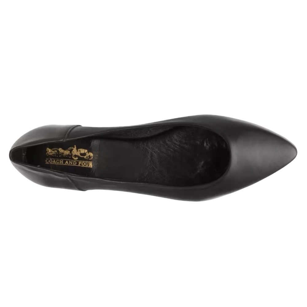 Coach and Four Women's Elegant Black Flats